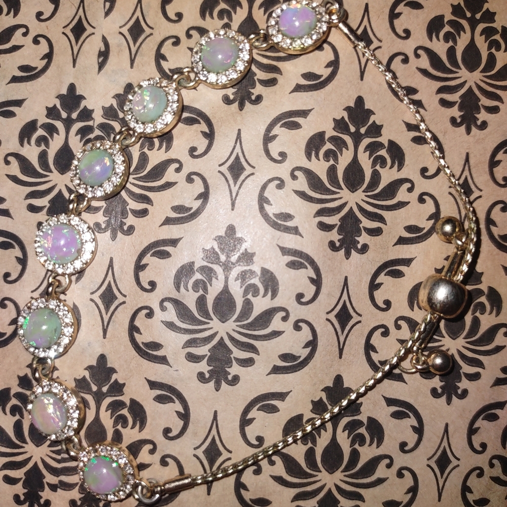 Adjustable Opal Bracelet